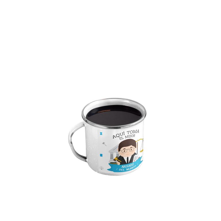 Taza Enlozada Justicia y Java - Abogado