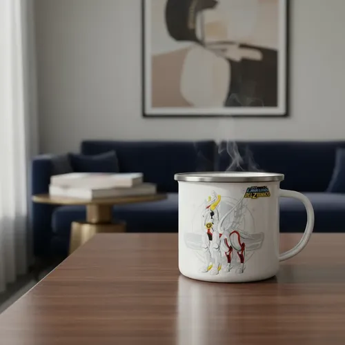 Taza Enlozada Seiya De Pegaso - Espíritu Indomable Blanco