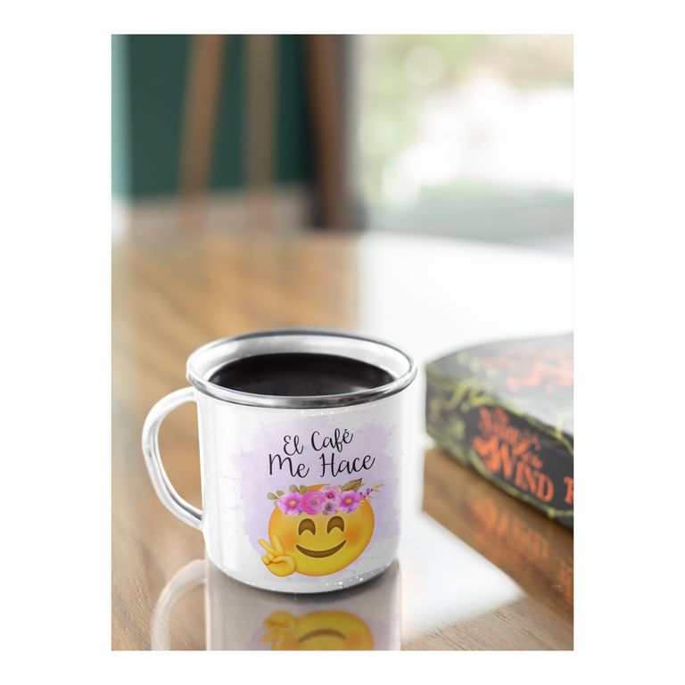Taza Enlozada Fiesta de Emoticones