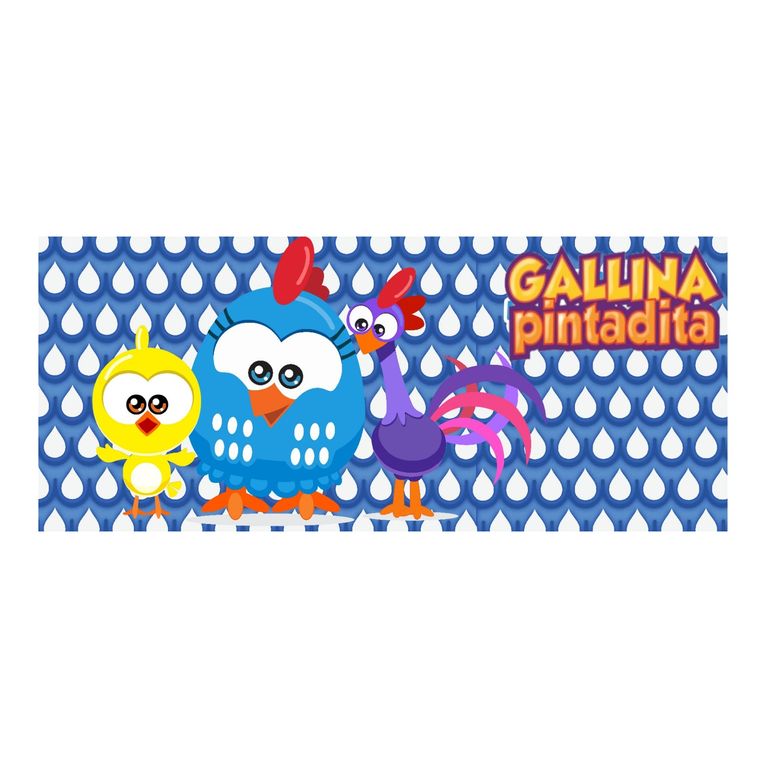 Taza Enlozada La Gallina Pintadita - Cantos y Colores