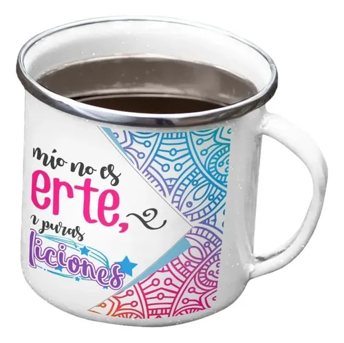Taza Enlozada Momentos De Paz Y Bendición Blanco Paz Y Bendición