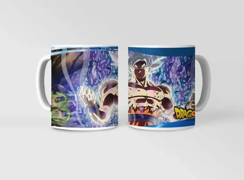 Taza Dragon Ball Ultra Instinct Goku Blanco