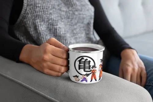 Taza Enlozado Dragon Ball Evolution Blanco Regalo Dragon Ball