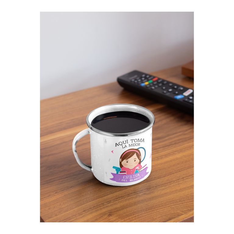 Taza Enlozada Creatividad y Café - Días de Estilista
