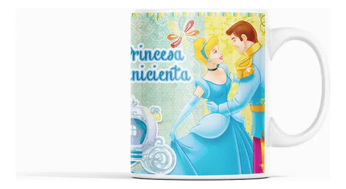 Taza Cenicienta - La Magia De La Medianoche Blanco
