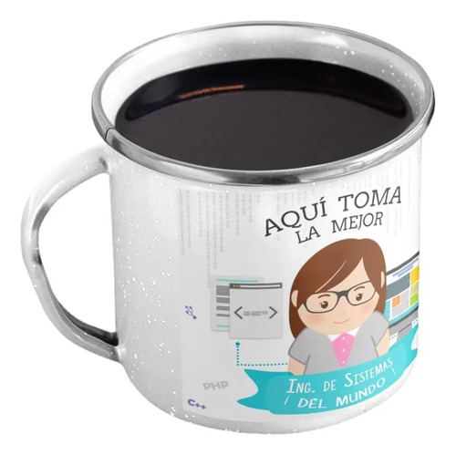 Taza Enlozada Ing. De Sistemas - Codificando El Futuro