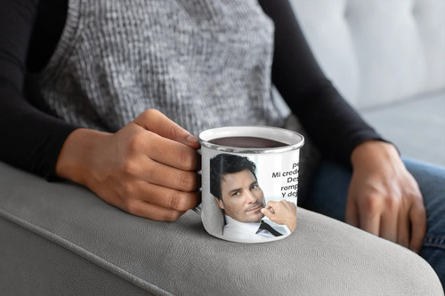 Taza Enlozada Chayanne - Ritmo Y Romance Blanco Regalo Ritmo Y Romance Chayanne
