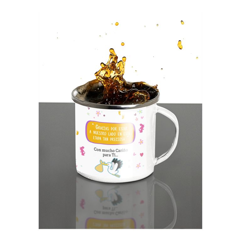 Taza Enlozada Matrona - Vidas Nuevas y Viejos Cafés