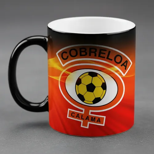 Taza Mágica Club De Deportes Cobreloa - Futbol Chileno Negro