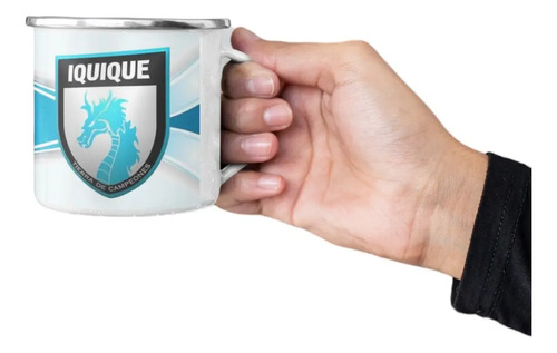 Taza Enlozada Iquique Club Deportivo - Pasión Y Orgullo Blanco Futbol Chileno