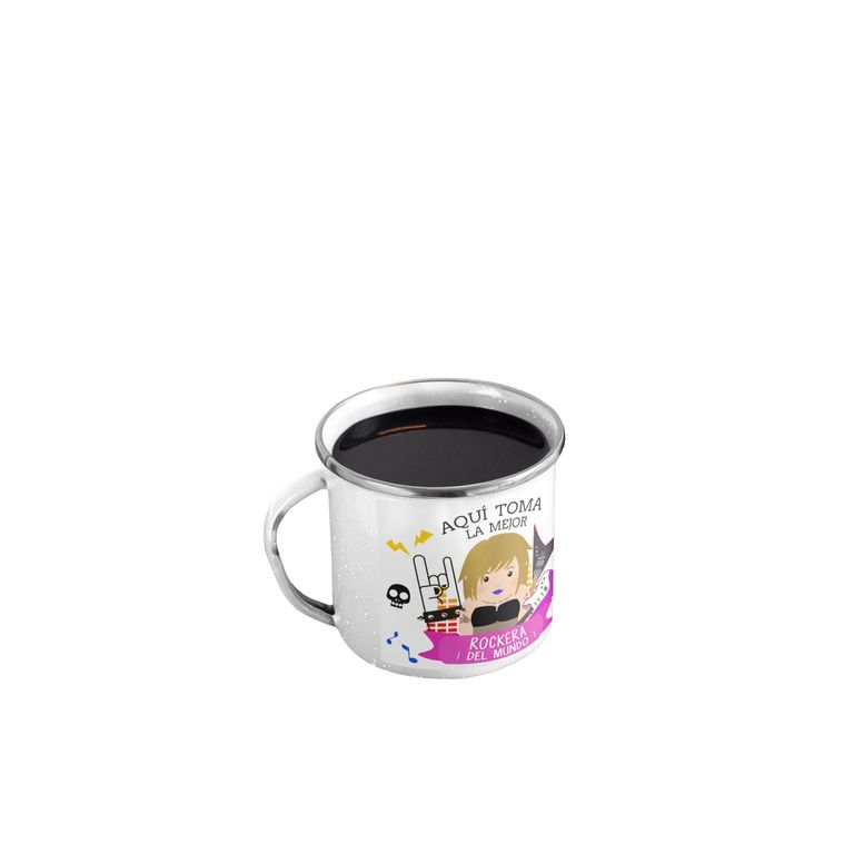 Taza Enlozada Mejor Roquera - Acordes de Poder