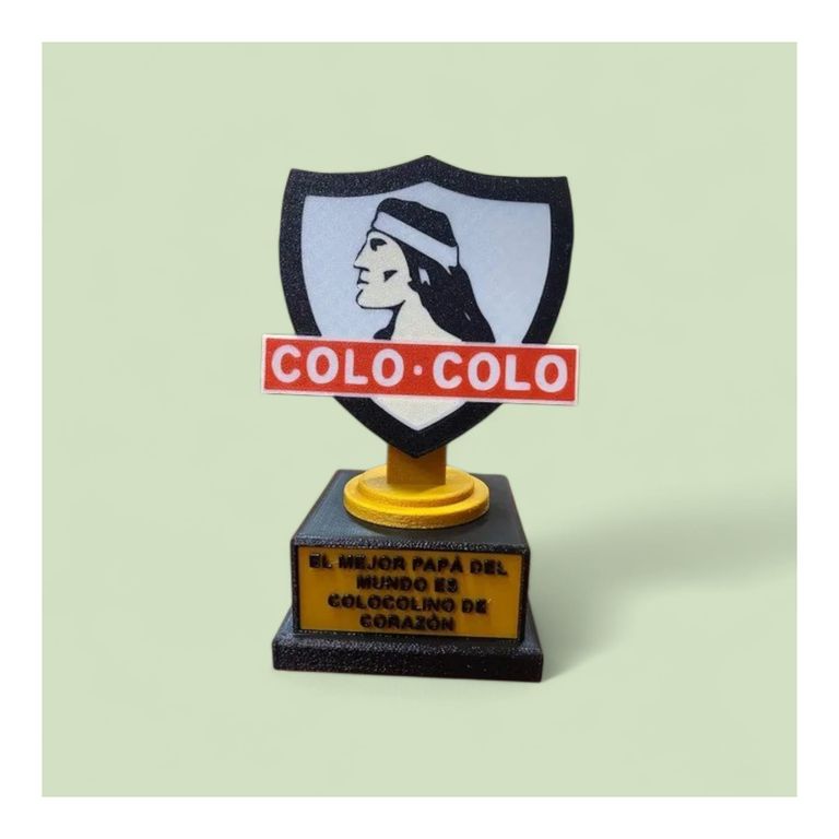 Trofeo Colo Colo Mejor Papá Regalo Fútbol Chileno