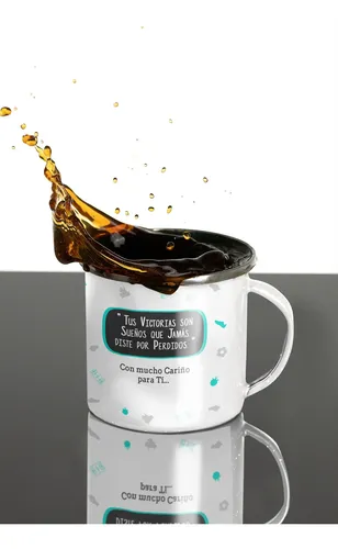 Taza Enlozada Entre Goles Y Café - Vida De Futbolista