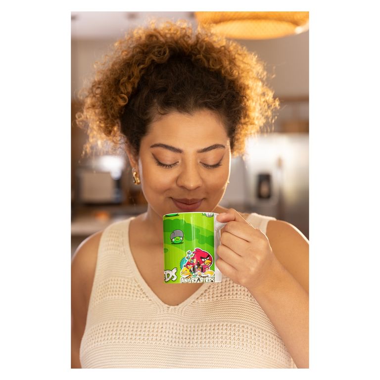 Taza Angry Birds - Catapulta de Colores
