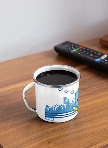 Taza Lechero Enlozado Club Deportes Antofagasta Fútbol Chile Blanco Regalo