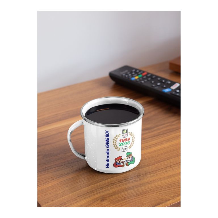 Taza Enlozada Nintendo Game Boy - Retro Gaming