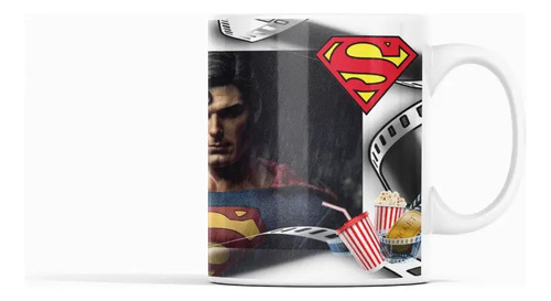 Taza Superman Y Batman - Alianza De Héroes Blanco