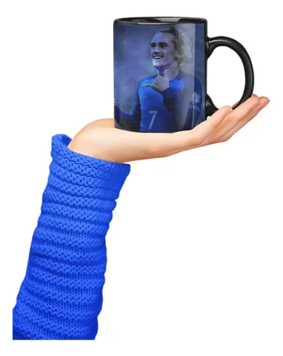 Taza Magica Antonie Griezmann Estrellas Del Futbol Negro Antonie Griezmann