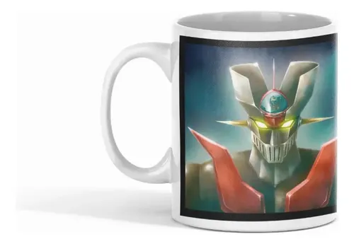 Taza Mazinger Z - Poder Robotizado Blanco