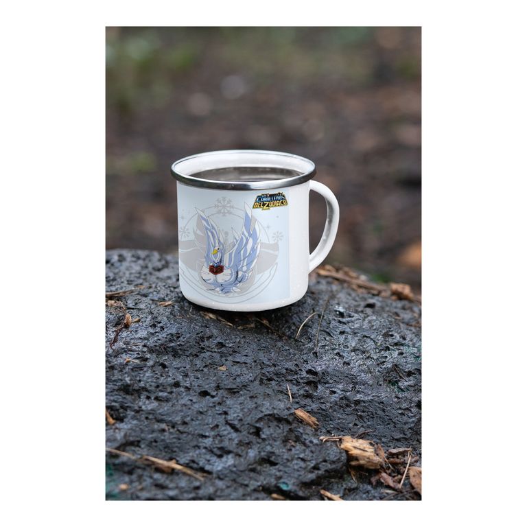 Taza Enlozada Hyoga de Cisne Caballeros del Zodiaco