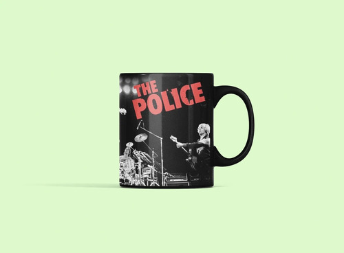 Taza Magica The Police Bandas De Rock So Lonely Negro The Police So Lonely
