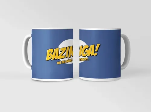 Taza The Big Bang Theory - Ciencia Y Sorpresas Blanco