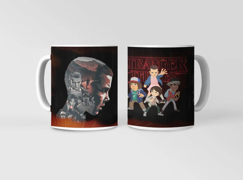Taza El Mundo Del Revés Descubierto Blanco