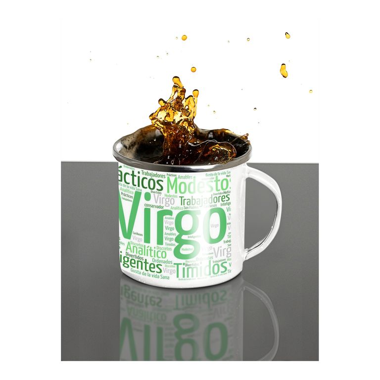 Taza Enlozada Virgo - Perfeccionista por Excelencia