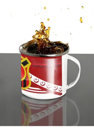 Taza Lechero Enlozado Rangers De Talca Blanco Regalo Rangers De Talca