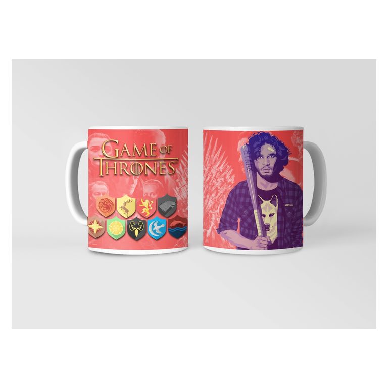 Taza Juego de Tronos - Tronos que Cambian con Jon Snow