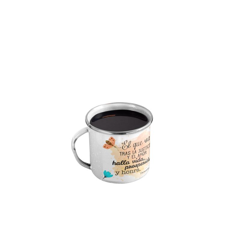 Taza Enlozada Sentido Cristiano - Fe y Devoción