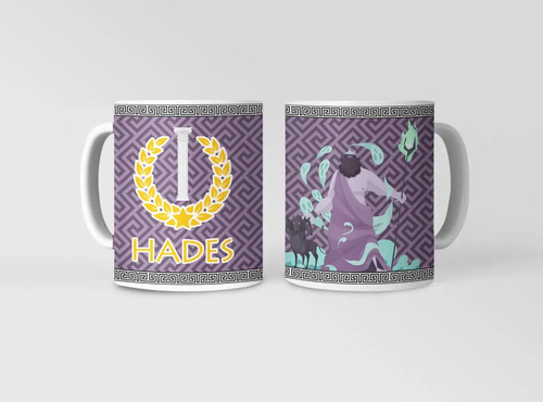 Taza El Poder De Hades Emerges With Heat Blanco