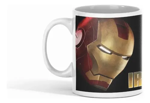 Taza Tony Stark Vs Iron Man Blanco