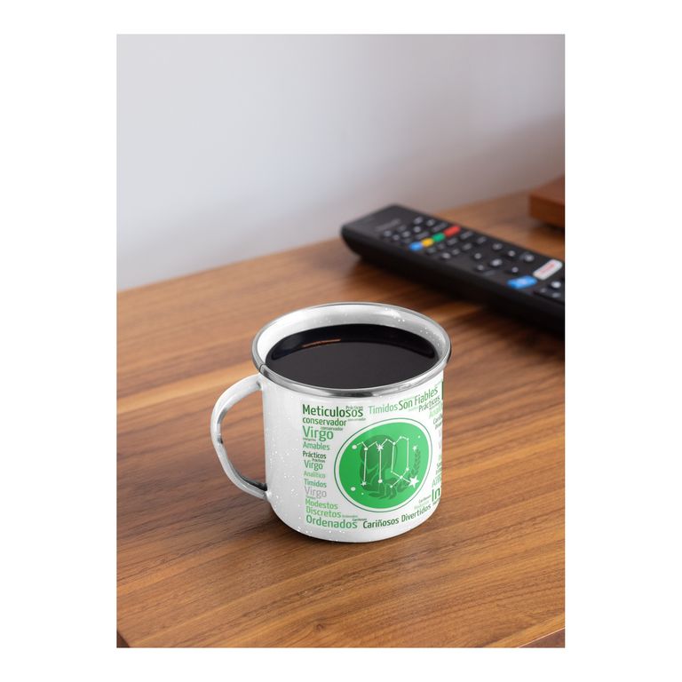 Taza Enlozada Virgo - Perfeccionista por Excelencia