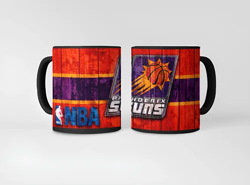 Taza Mágica Phoenix Suns - The Suns Gorilla - Nba Negro Nba