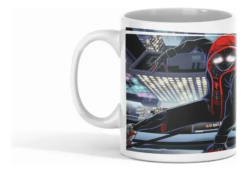 Taza Spider-man Miles Morales Blanco