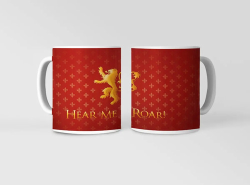 Taza Hear Me Roar - Orgullo De Lannister Blanco