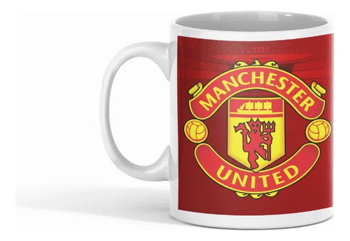 Taza Manchester United Para El Mejor Novio Y Fan Blanco