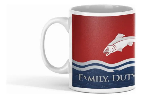 Taza Family Duty Honor Lealtad Y Legado Emergen Blanco