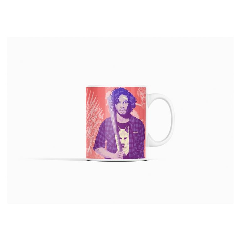 Taza Juego de Tronos - Tronos que Cambian con Jon Snow