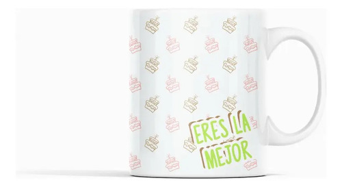 Taza Feliz Cumpleaños Hermana Sorpresa Perfecta Blanco
