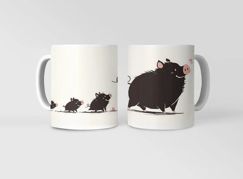 Taza Jabalíes Aventureros ¡una Tribu De Valientes! Blanco