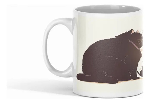 Taza Día Del Padre Gatos Y Gatitos Tiernos Blanco