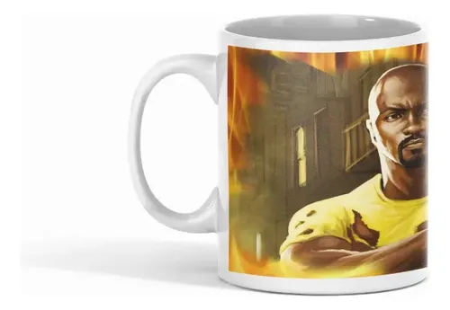 Taza Protector De Harlem - Luke Cage Blanco