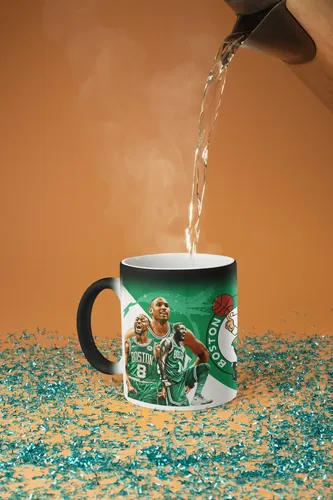 Taza Magica- Boston Celtics-marcus Smart Nba Negro Nba