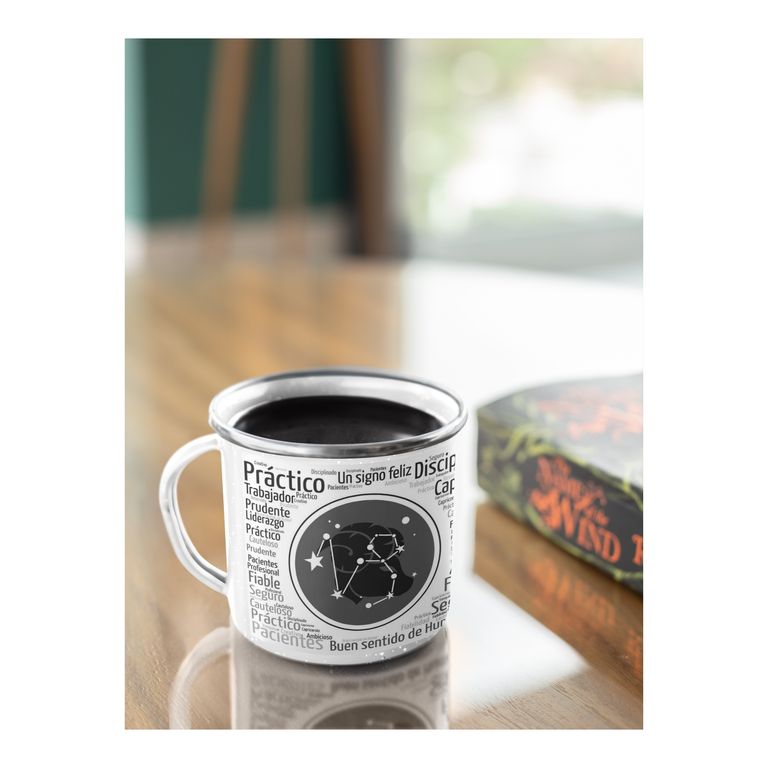 Taza Enlozada Capricornio - Disciplina y Responsabilidad