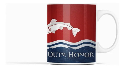 Taza Family Duty Honor Lealtad Y Legado Emergen Blanco