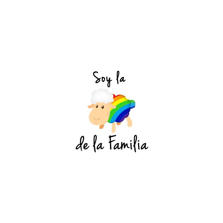 Taza Enlozada La Oveja Multicolor - Celebrando la Diversidad