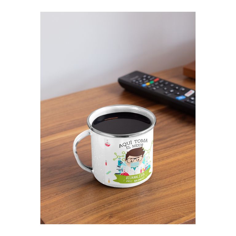 Taza Enlozada Bioanalista - Precisiones con Café H