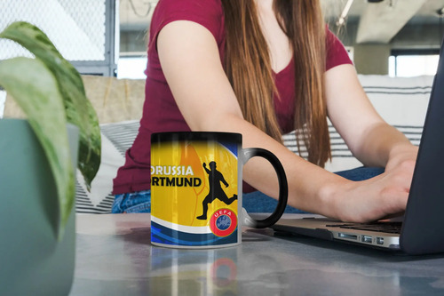 Taza Borussia Dortmund Futbol Aleman Los Negriamarillo Negro Fútbol